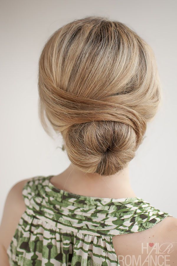 Beautiful Low Bun Hairstyle