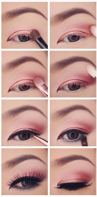 Beautiful Pink Eye Makeup Tutorial