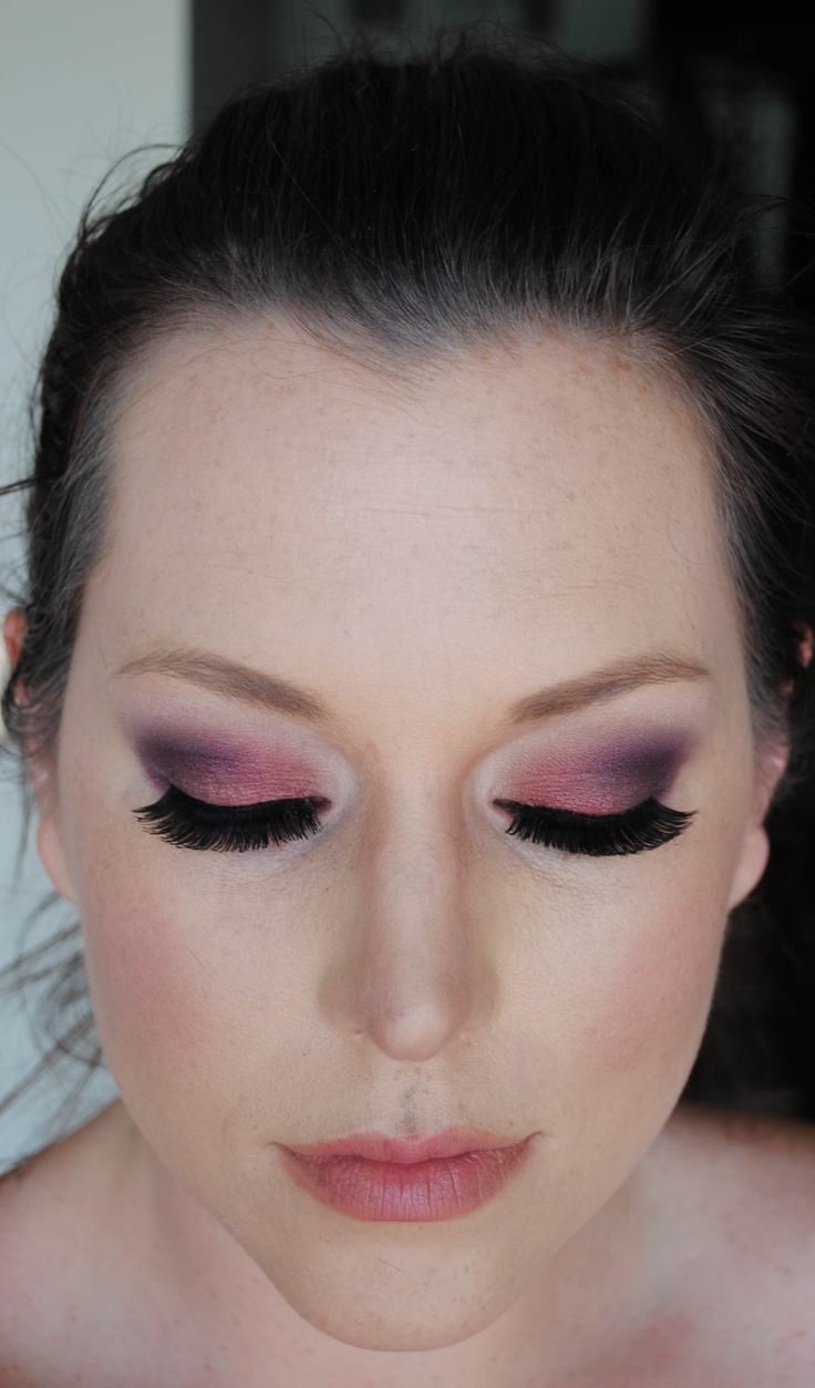 Berry Ombre Eye Makeup