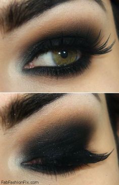 Black Smokey Eye Makeup