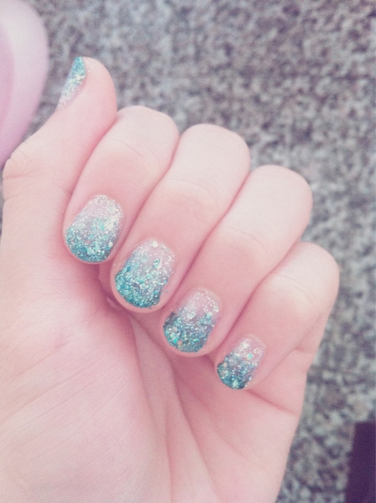 Blue Gel Nails