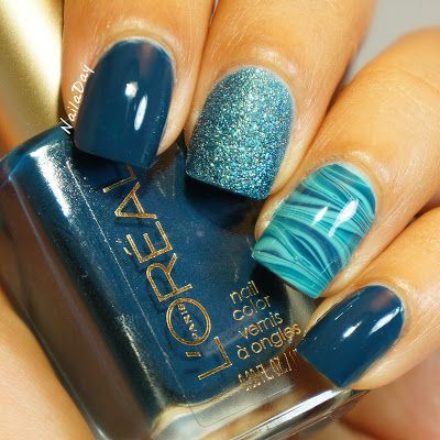 Blue Nail Design