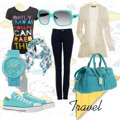 Blue Outfit Idea for Summer