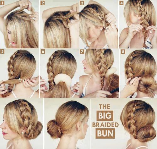 Braided Bun Hairstyle Tutorial