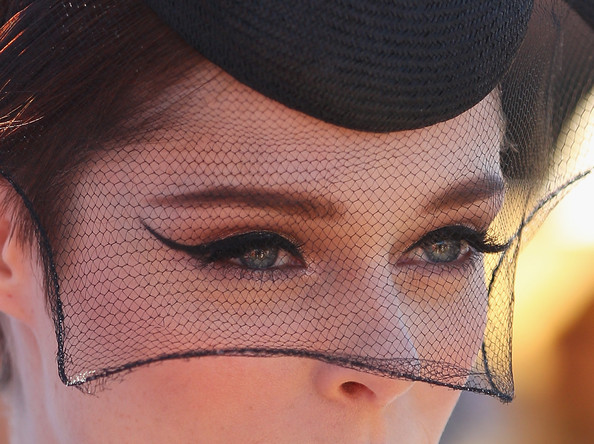 Coco Rocha Cat Eye Makeup Look
