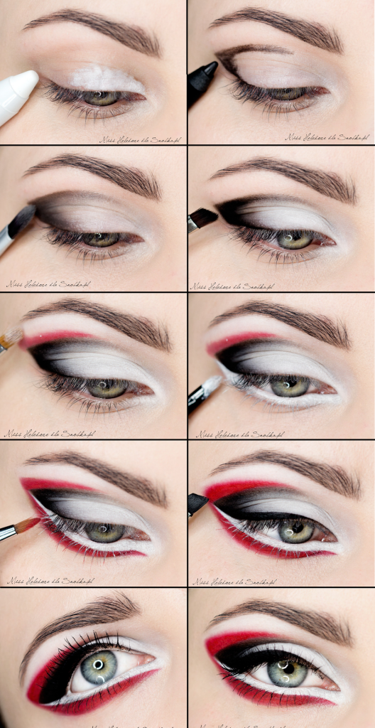 Colorful Eye Liner Makeup Tutorial for Blue Eyes