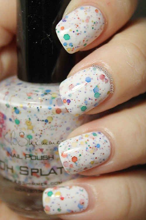 Colorful Glitter Nails