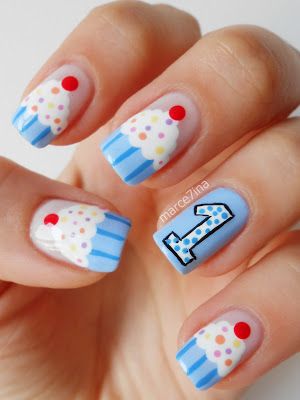 Cute Cupcake Nails