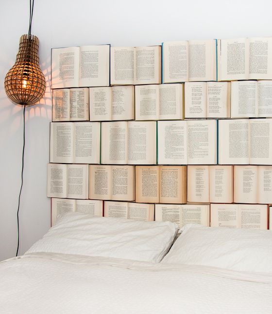DIY Book Headboard