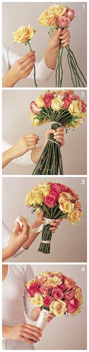 DIY Rose Bouquet