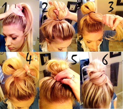 Easy High Bun