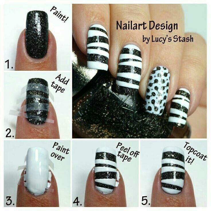 Easy Stripe Nails