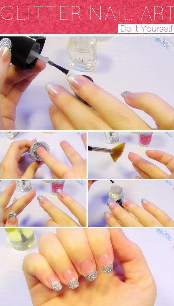 Glitter Nail Art