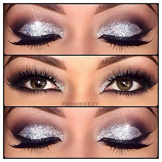 Glittery Eye Makeup