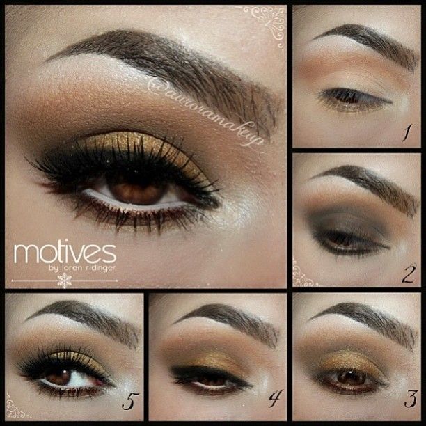 Golden Eye Makeup Look Tutorial