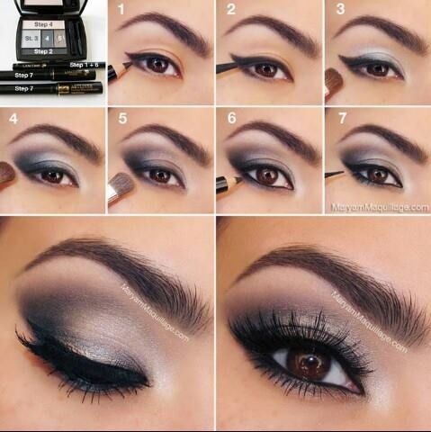 Grey Smokey Eye Makeup Tutorial