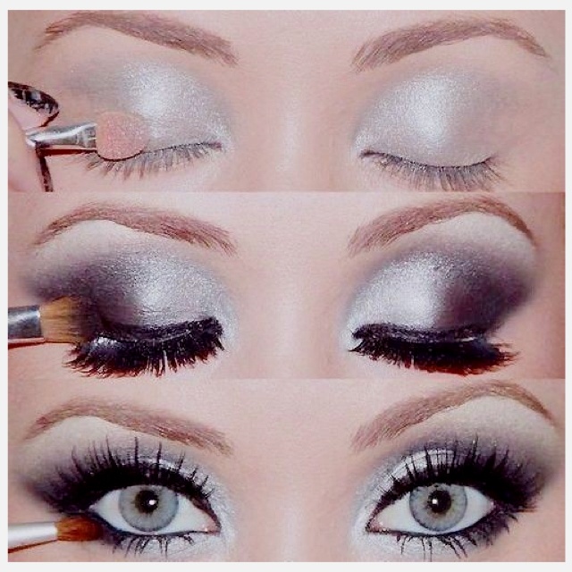 Grey Smokey Eye Makeup Tutorial