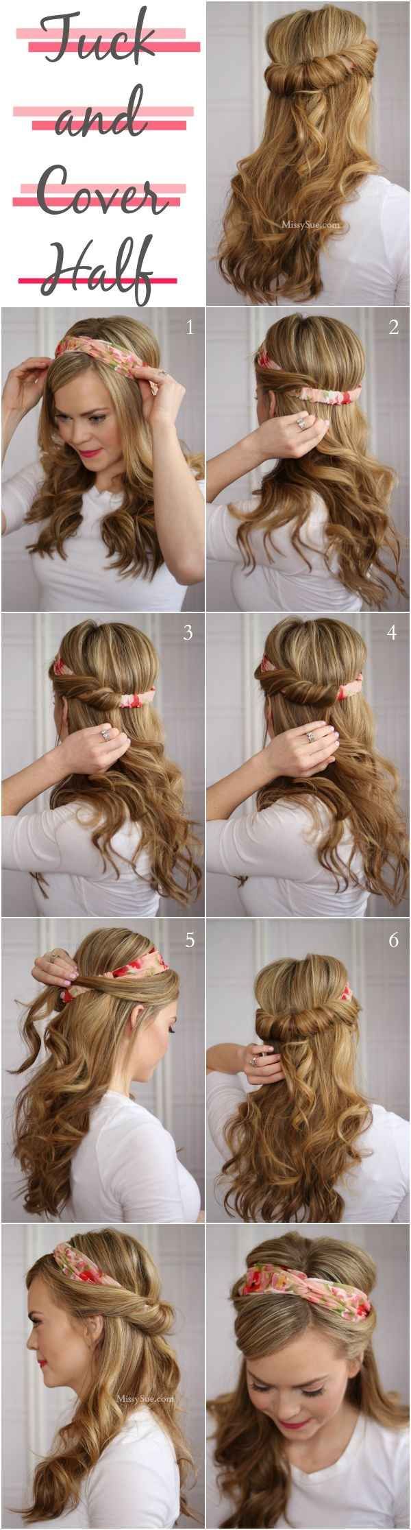 Half up Hairstyle