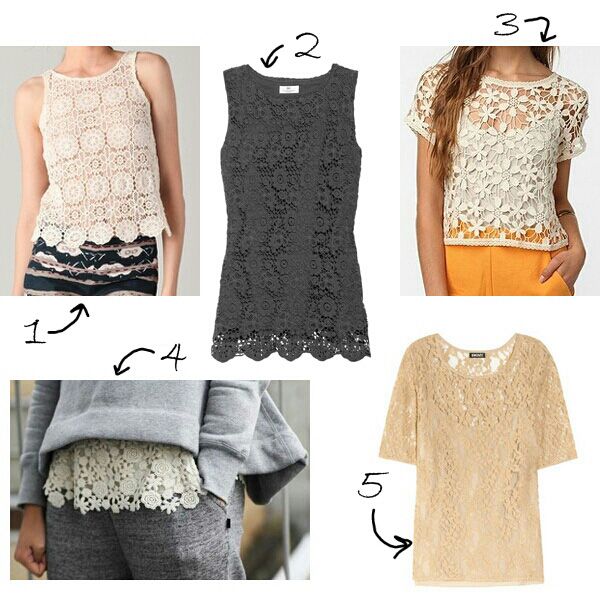 Lace Tops Tutorials