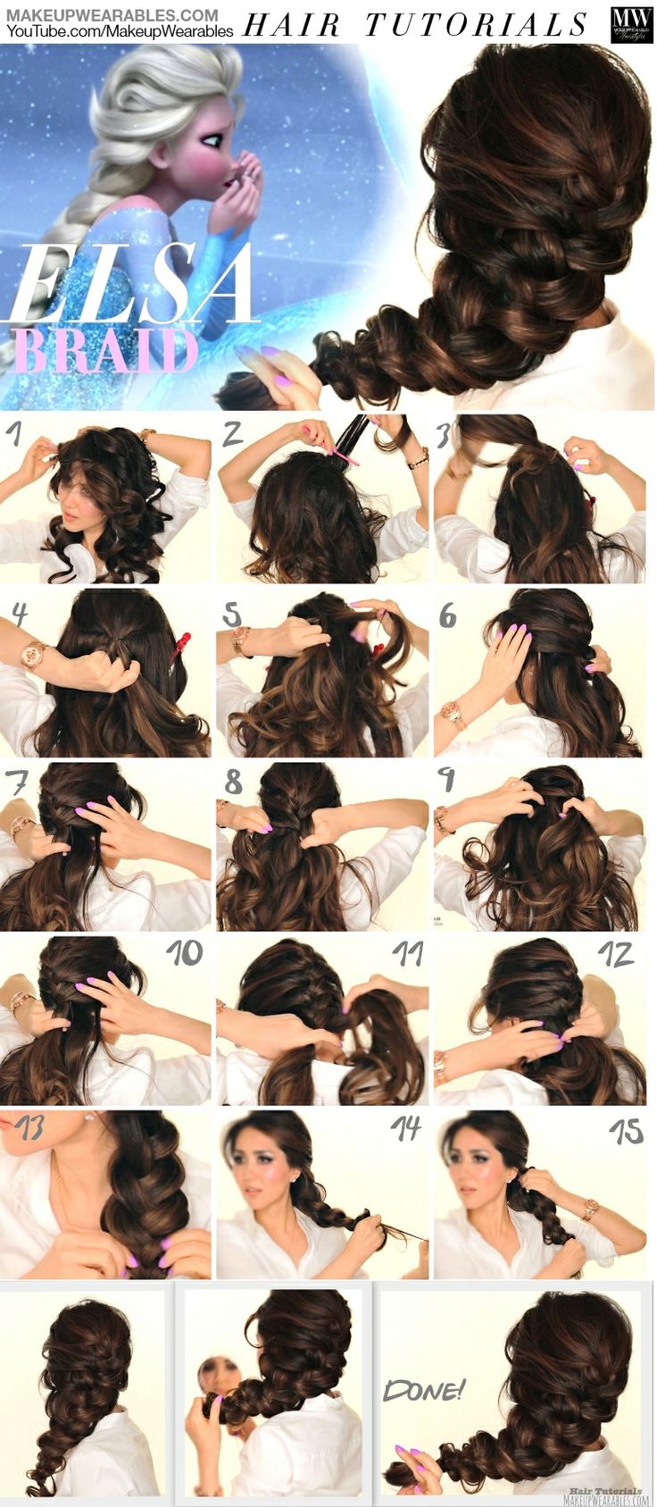 Book Tutorial on Disney Frozen and Princess Hairstyles