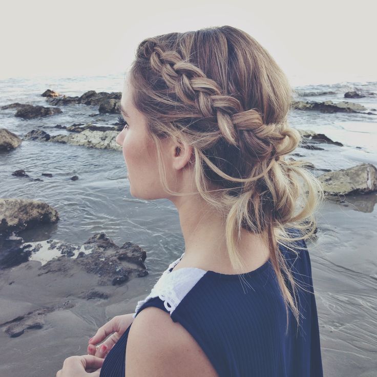 Loose Braided Bun