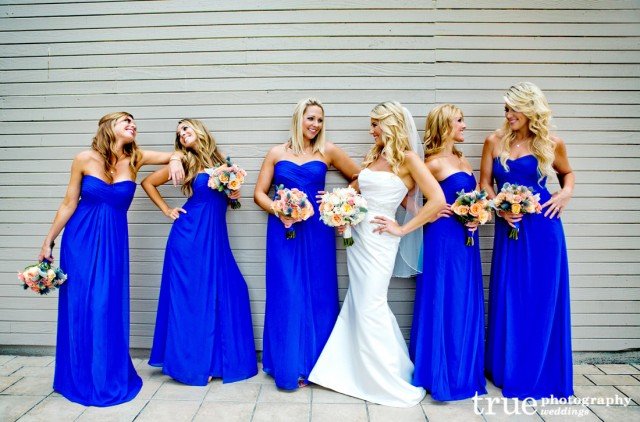 Navy Blue Bridesmaid Dress