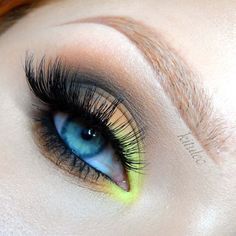 Neon Eye Makeup