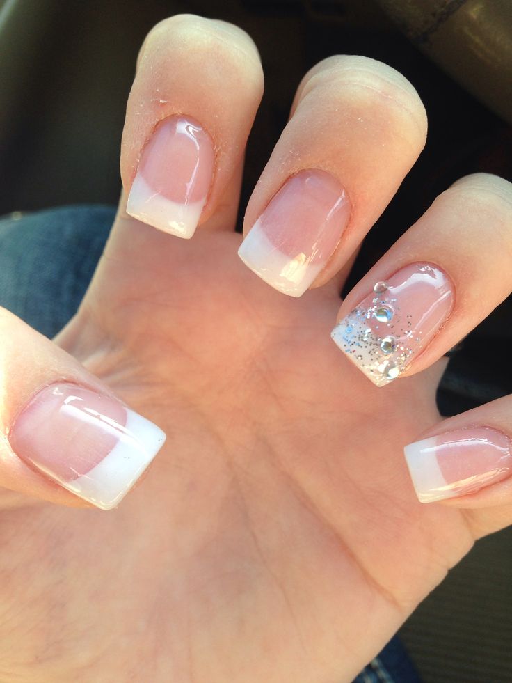 Perfect Embellished Wedding Nails