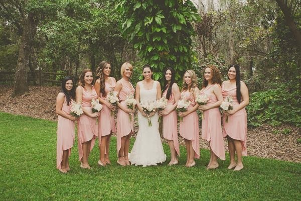 Pink Bridesmaid Dress