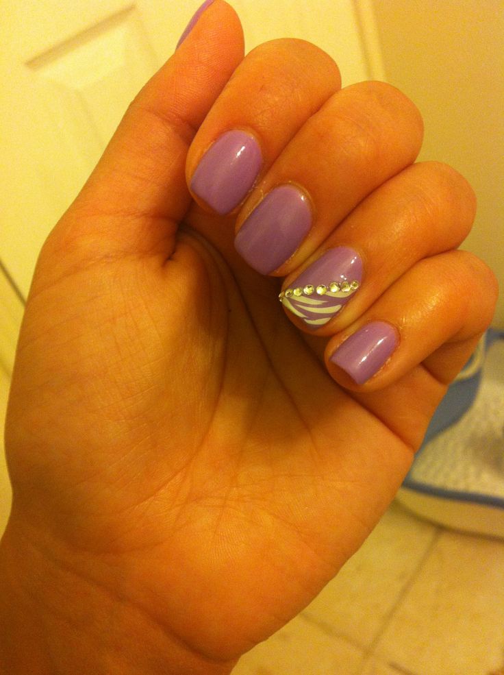 Purple Gel Nails