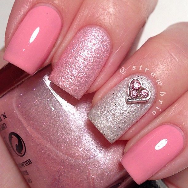 Romantic Pink Nails