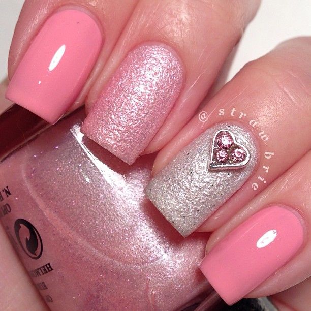 Romantic Pink Nails