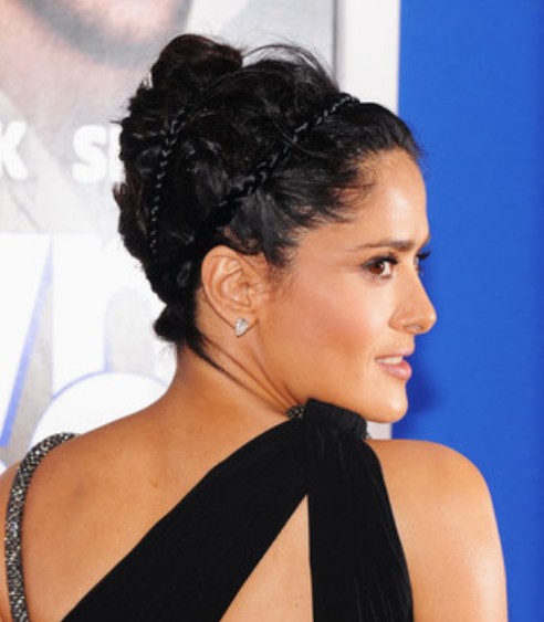 Salma Hayek French Twist/Getty Images