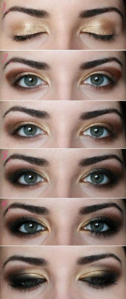 Sexy Brown and Golden Makeup Tutorial