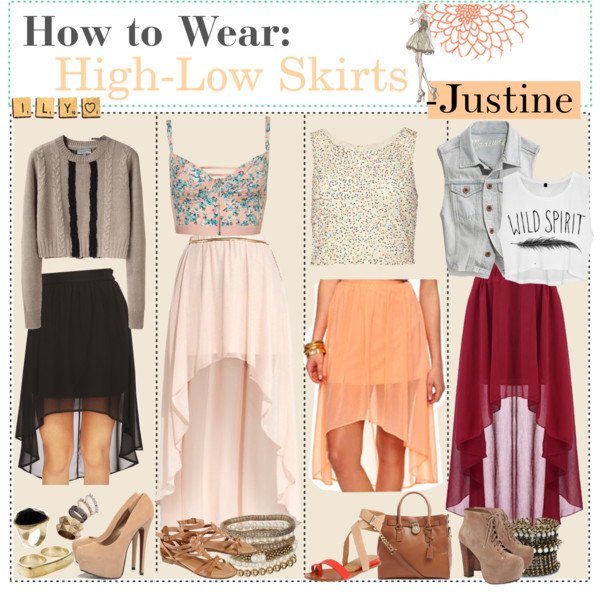 Smart High-Low Skirts Outfit Ideas