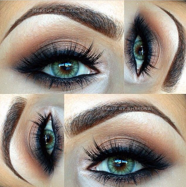 Smokey Eye Makeup for Green Eyes