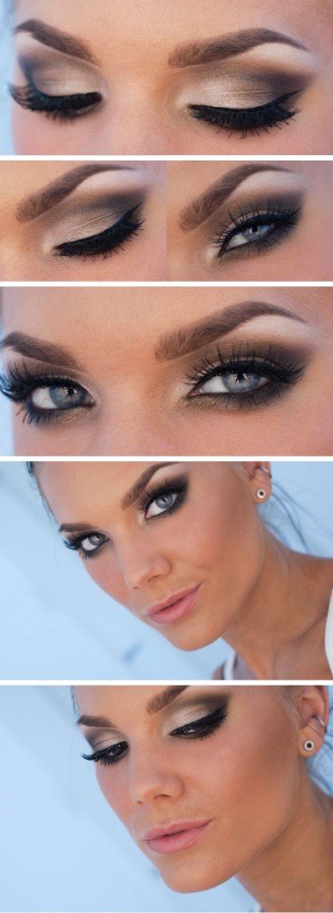 Stunning Black Smoky Eye Makeup Tutorial