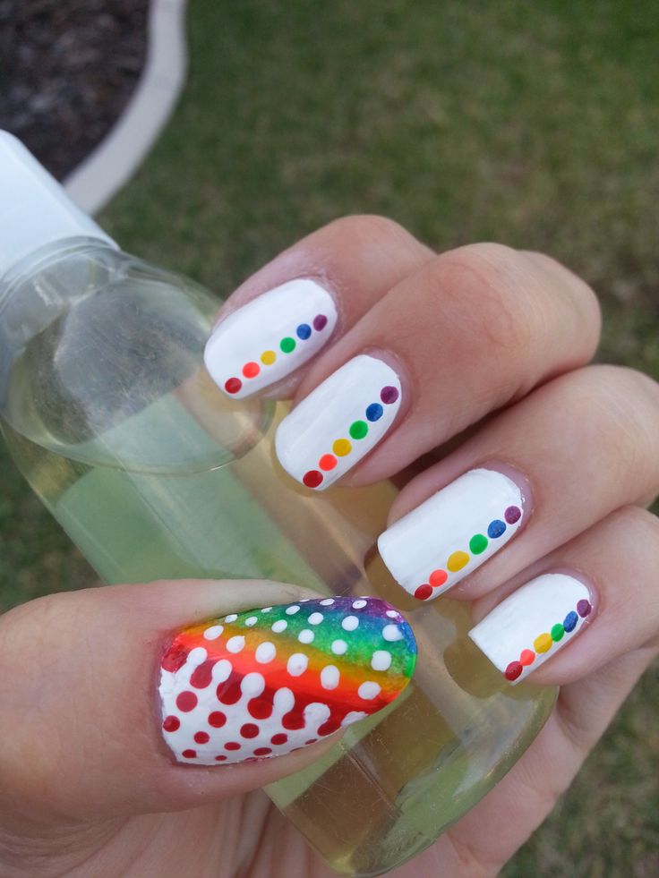 Stylish Rainbow Dots