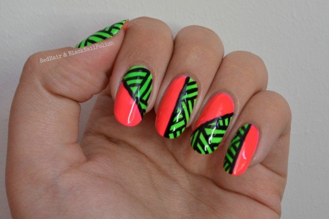 Summer Neon Nails