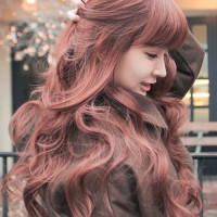 Sweet Auburn Wavy Hairstyle