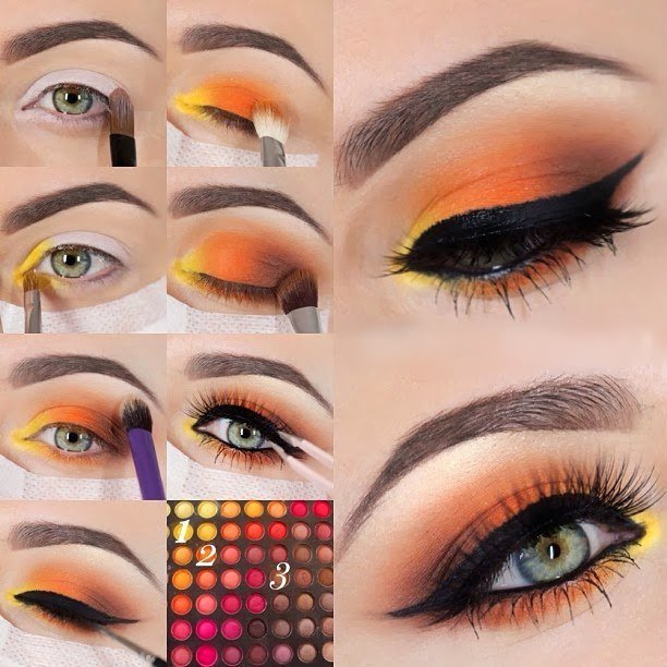 Warm Eye Makeup Tutorial