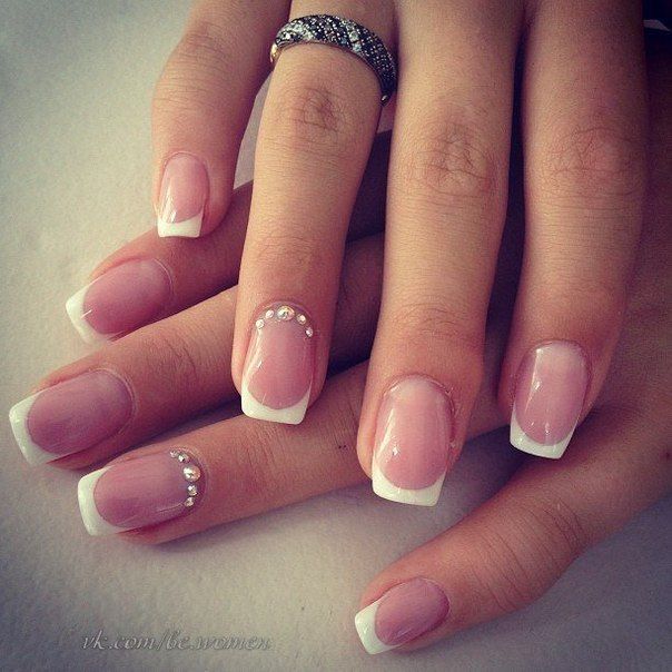 Wedding Nails With Pearls
