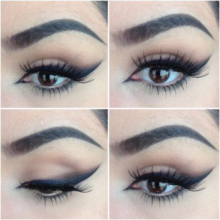 Winged Smokey Eye Liner