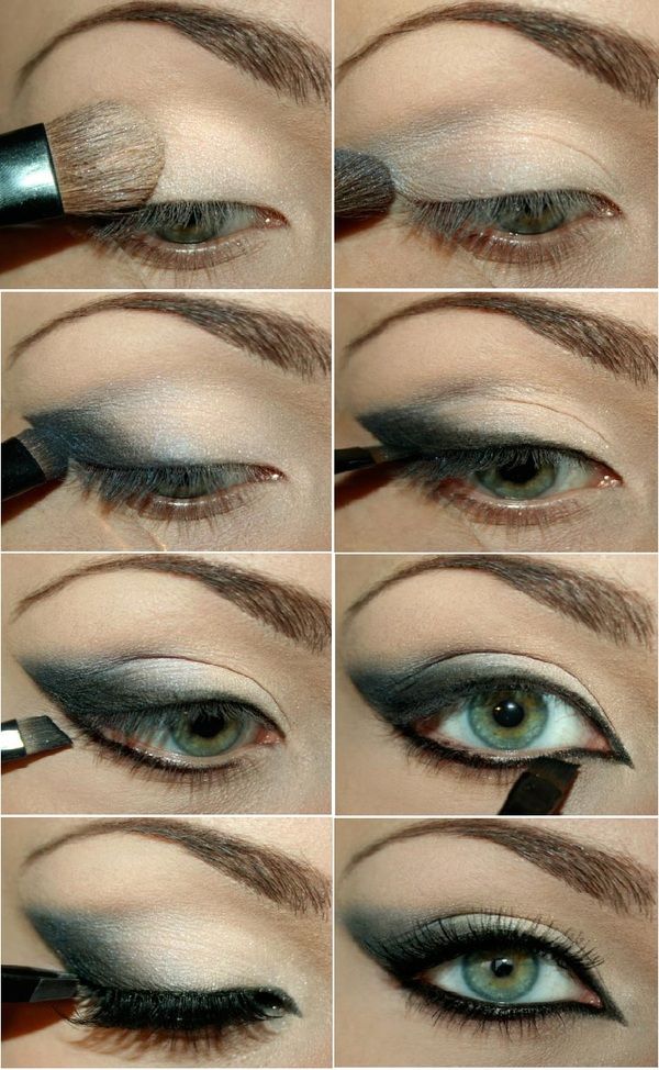 Winged Smokey Eye Makeup Tutorial