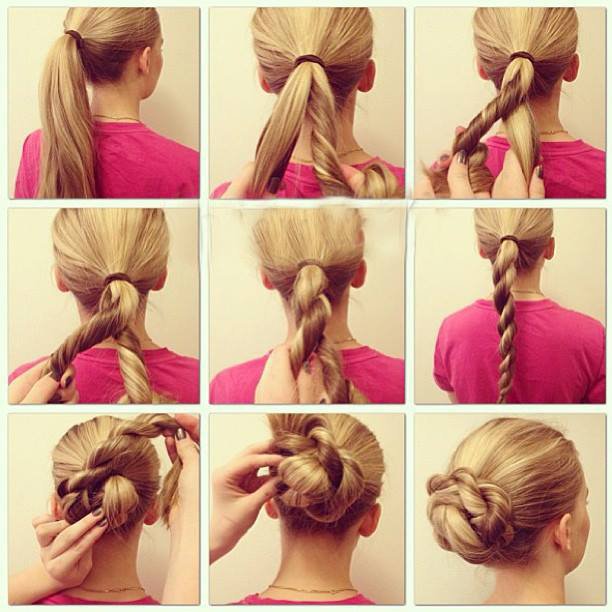 Beautiful Braided Updo Hairstyle