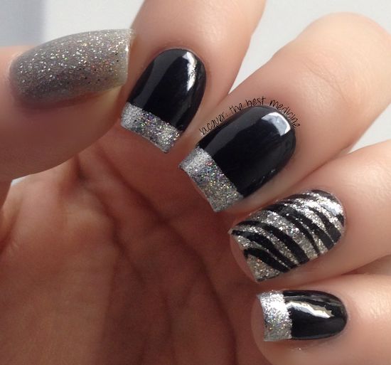 18 Fantastic Silver Nail Designs - Pretty Designs