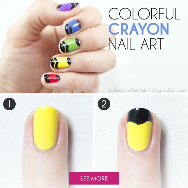 Bright Colored Nails