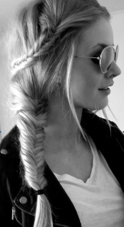 Casual Fishtail Braid Hairstyle