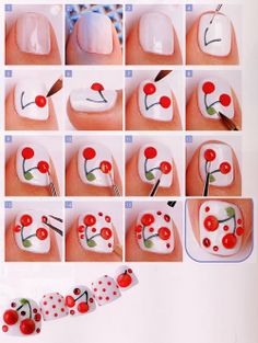 Cherry Nails Tutorial