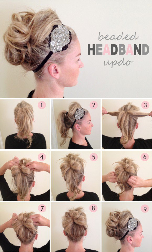 Chic Headband Hairstyle